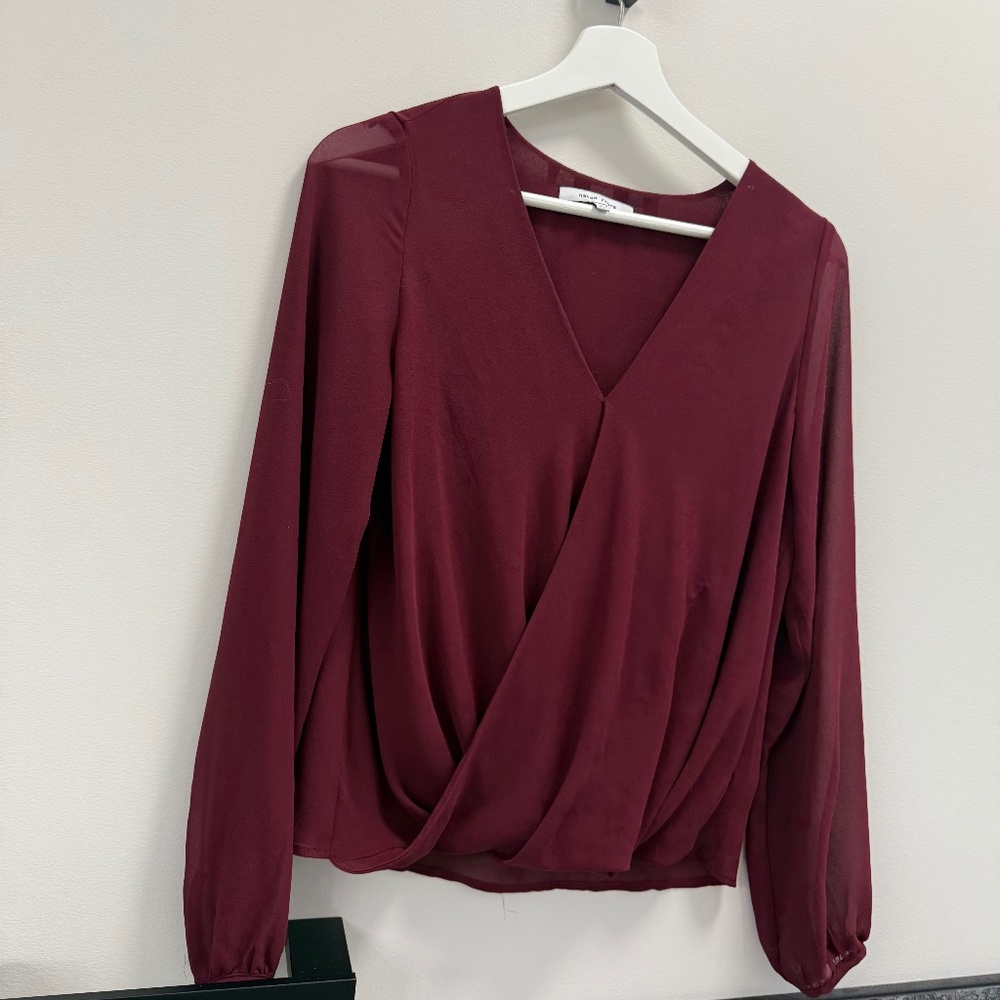 Burgundy long sleeve